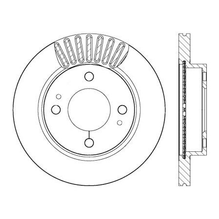 Centric Centric Premium Brake Rotor, Centric Parts 120.46079 120.46079